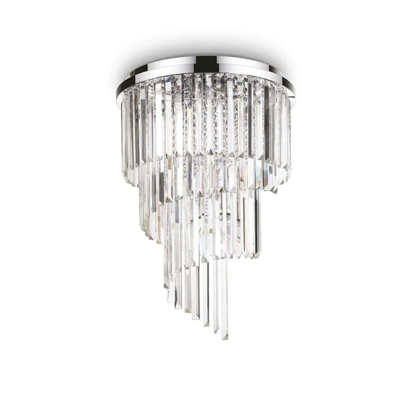 Ideal Lux Carlton lampada da soffitto in cristallo Ideal Lux Carlton lampada da soffitto in cristallo