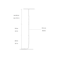 Karman Leda lampada terra soffitto led