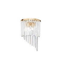 Ideal Lux Carlton wall lamp in crystal