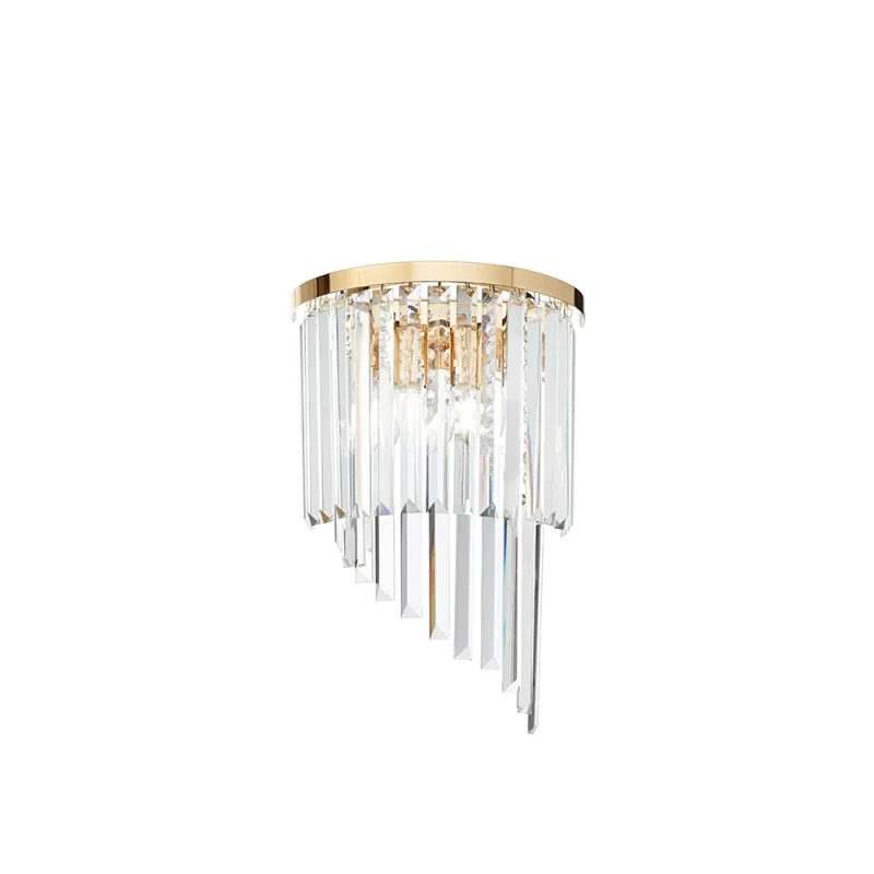 Ideal Lux Carlton wall lamp in crystal Ideal Lux Carlton wall lamp in crystal