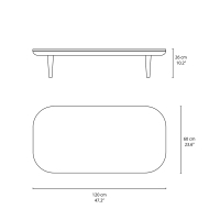 &Tradition Fly SC5 coffee table