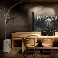 Flos Arco LED Floor Lamp by Achille Castiglioni made in Italy