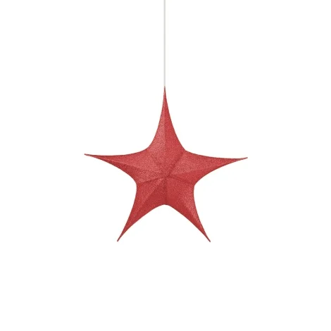 New Lamps decorative red star 3D glitter fabric