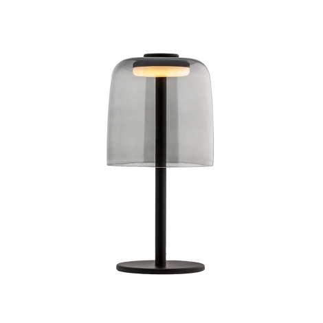Ledsc4 Levels led table lamp in blown glass