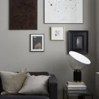 Flos Taccia Small LED 16W Table Lamp Black Dimmable By Flos Taccia Small LED 16W Table Lamp Black Dimmable By
