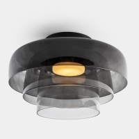 Ledsc4 Levels led ceiling lamp in blown glass