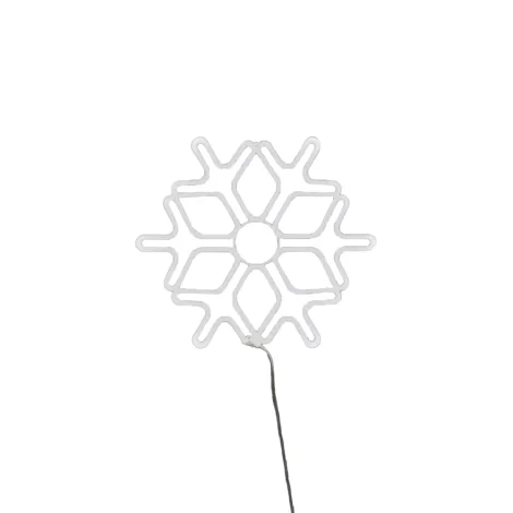 New Lamps Cristallo di Neve NEON LED 2D 60x60cm Luce Chiara per Esterno IP44