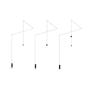 Karman Filomena led hanging-floor suspension lamp