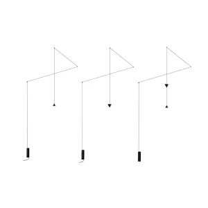 Karman Filomena led hanging-floor suspension lamp