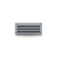 Simes Minibrique LED Rectangular Grid Recessed Wall Lamp Outdoor