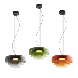 Ledsc4 Levels lampada da sospensione led in vetro soffiato