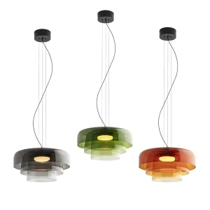 Ledsc4 suspension led suspension lamp in blown glass