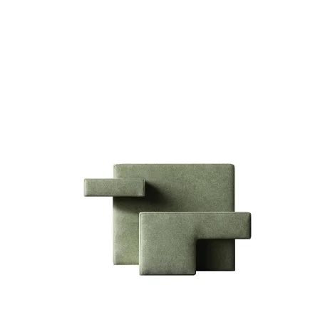 Qeeboo poltrona Primitive Bouclé