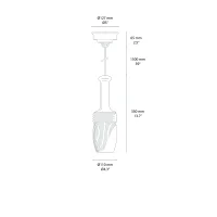 Aldo Bernardi Brushes suspension lamp Aldo Bernardi Brushes suspension lamp