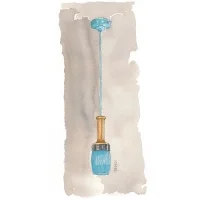Aldo Bernardi Brushes suspension lamp Aldo Bernardi Brushes suspension lamp