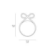 Qeeboo specchio Ribbon Mirror