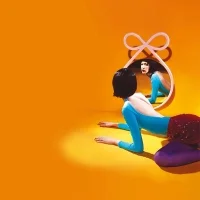 Qeeboo specchio Ribbon Mirror