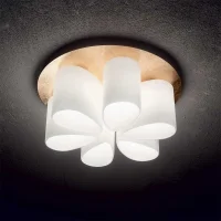 Ideal Lux Daisy ceiling light in blown glass