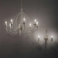 Ideal Lux Corte lampada a sospensione dipinta a mano