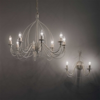 Ideal Lux Corte suspension lamp hand painted