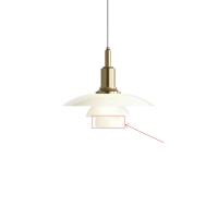 Louis Poulsen white lower shade for PH 3/2