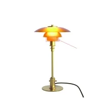 Louis Poulsen schermo inferiore ambra per PH 3/2 Table