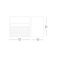 Ideal Lux Down applique per esterno G9