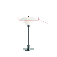 Louis Poulsen white top shade for PH 2/1