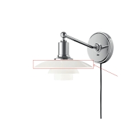 Louis Poulsen white top shade for PH 2/1