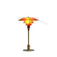 Louis Poulsen amber top shade for PH 2/1 Table