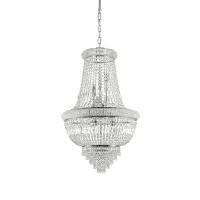 Ideal Lux Pasha lampada a sospensione in cristallo