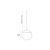 Beneito Faure Bora XL suspension lamp