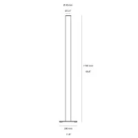 Artemide ILIO LED Tubular Floor Lamp By Ernesto Gismondi