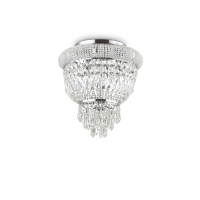 Ideal Lux Dubai ceiling lamp in crystal