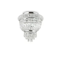 Ideal Lux Dubai ceiling lamp in crystal