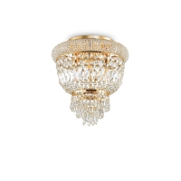 Ideal Lux Dubai ceiling lamp in crystal