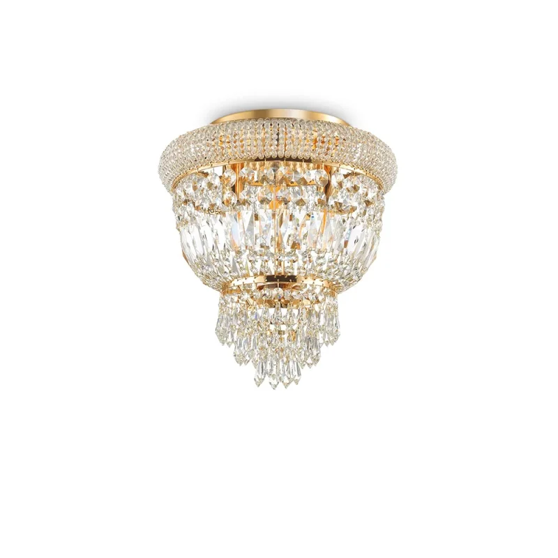Ideal Lux Dubai ceiling lamp in crystal Ideal Lux Dubai ceiling lamp in crystal
