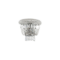 Ideal Lux Dubai wall lamp in crystal