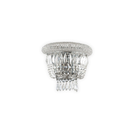 Ideal Lux Dubai wall lamp in crystal