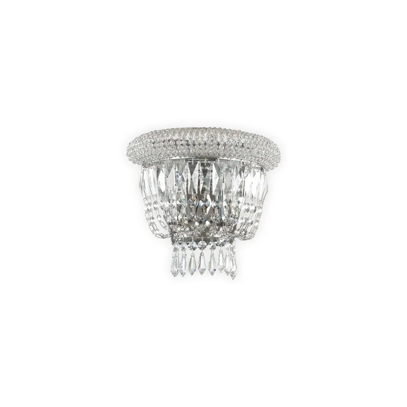 Ideal Lux Dubai wall lamp in crystal Ideal Lux Dubai wall lamp in crystal