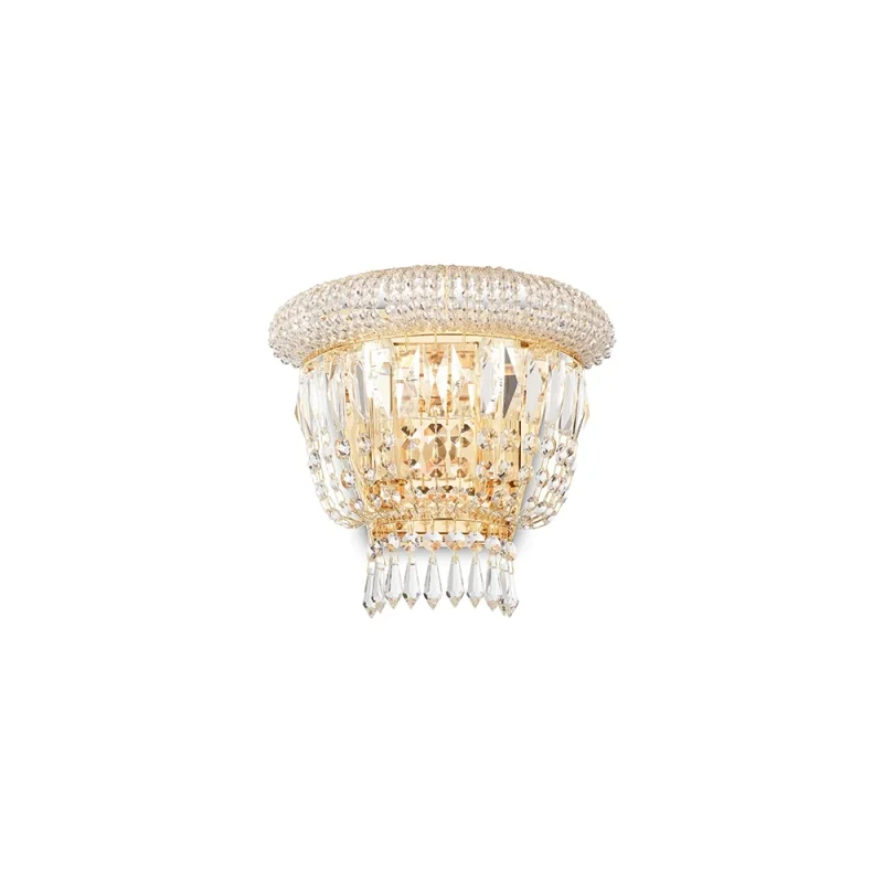 Ideal Lux Dubai wall lamp in crystal Ideal Lux Dubai wall lamp in crystal