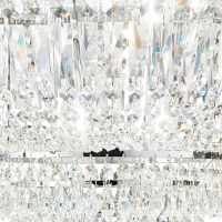Ideal Lux Dubai wall lamp in crystal