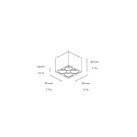 Wever & Ducrè Pirro Spot 4.1 led ceiling lamp