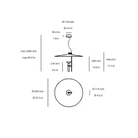 Stilnovo Luna led suspension lamp Stilnovo Luna led suspension lamp