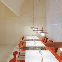 Vibia Tempo disc suspension lamp