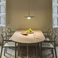 Vibia Tempo disc suspension lamp