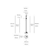 Stilnovo Periscopio led floor lamp