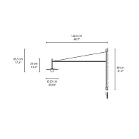 Vibia Tempo horizontal wall lamp