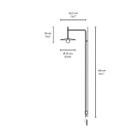 Vibia Tempo vertical wall lamp