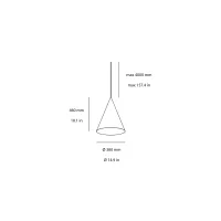 Wever & Ducrè Dinor lampada a sospensione led